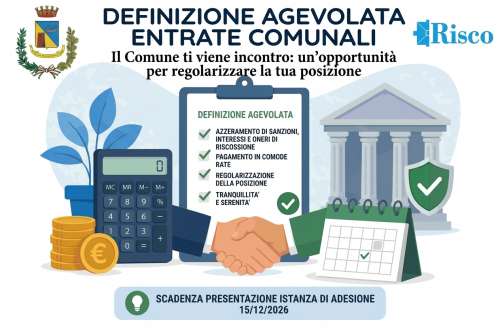 Definizione agevolata delle entrate comunali ai sensi dei commi 102 e 110 dell�art. 1 della Legge 30 dicembre 2025, n. 199.