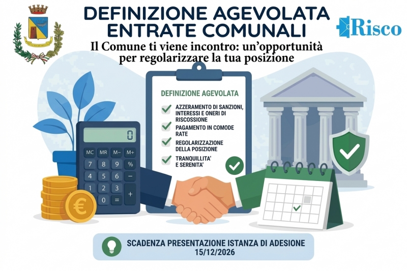 Definizione agevolata delle entrate comunali ai sensi dei commi 102 e 110 dell�art. 1 della Legge 30 dicembre 2025, n. 199.