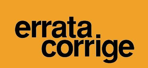 errata corrige